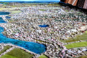 Bilde av Bymodell av hele byen på slutten av 1800-tallet