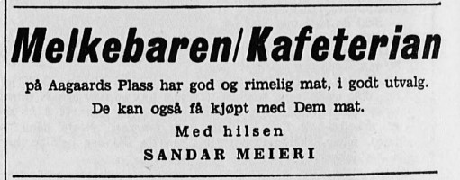 Melkebaren - Sandar Meieri