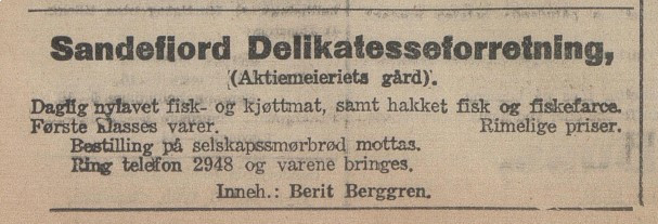 Sandefjord Delikatesseforretning