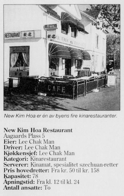 New Kim Hoa Restaurant