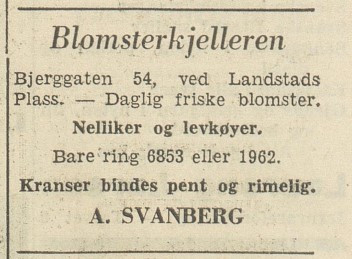 A. Svanberg - Blomsterkjelleren