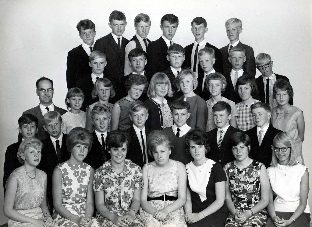 Gokstad skole klasse 7  1964