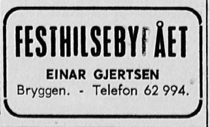 Festhilse-Byrået v/ Einar Gjertsen