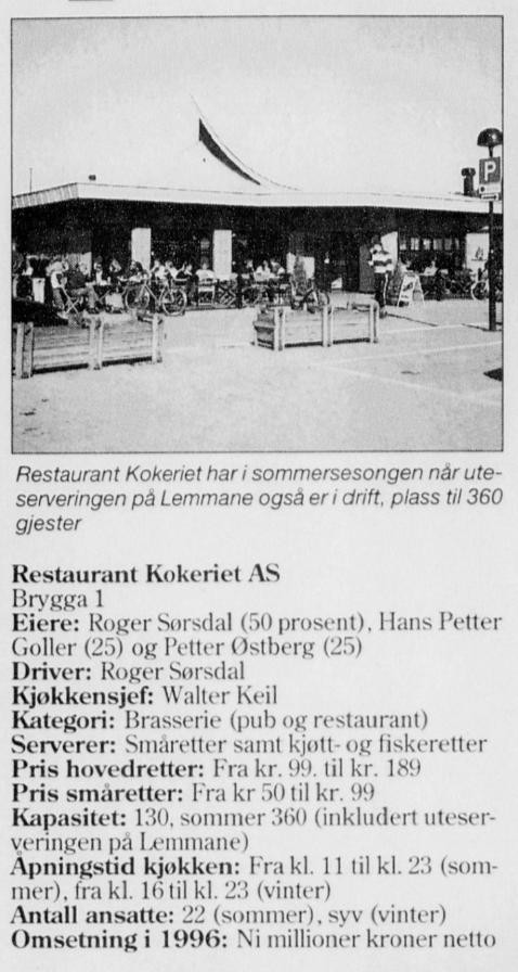 Brygga 1 / Restaurant Kokeriet AS