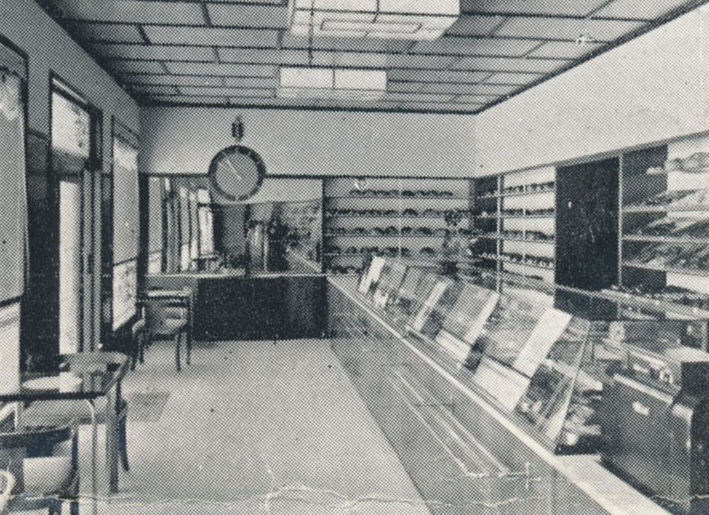 Interiør i butikken