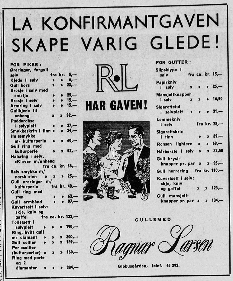 Gullsmed Ragnar Larsen