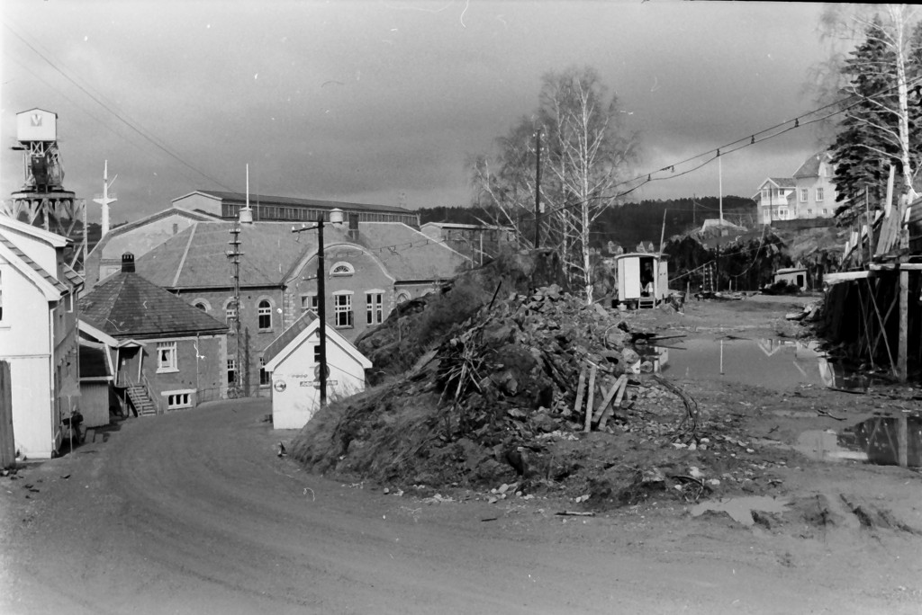 Bygging av ny Framnesvei forbi FMV i 1959