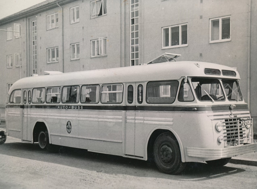 Ny buss i 1950