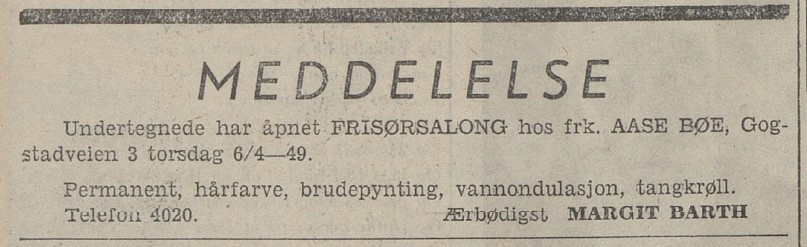 Frisørsalong Margit Barth
