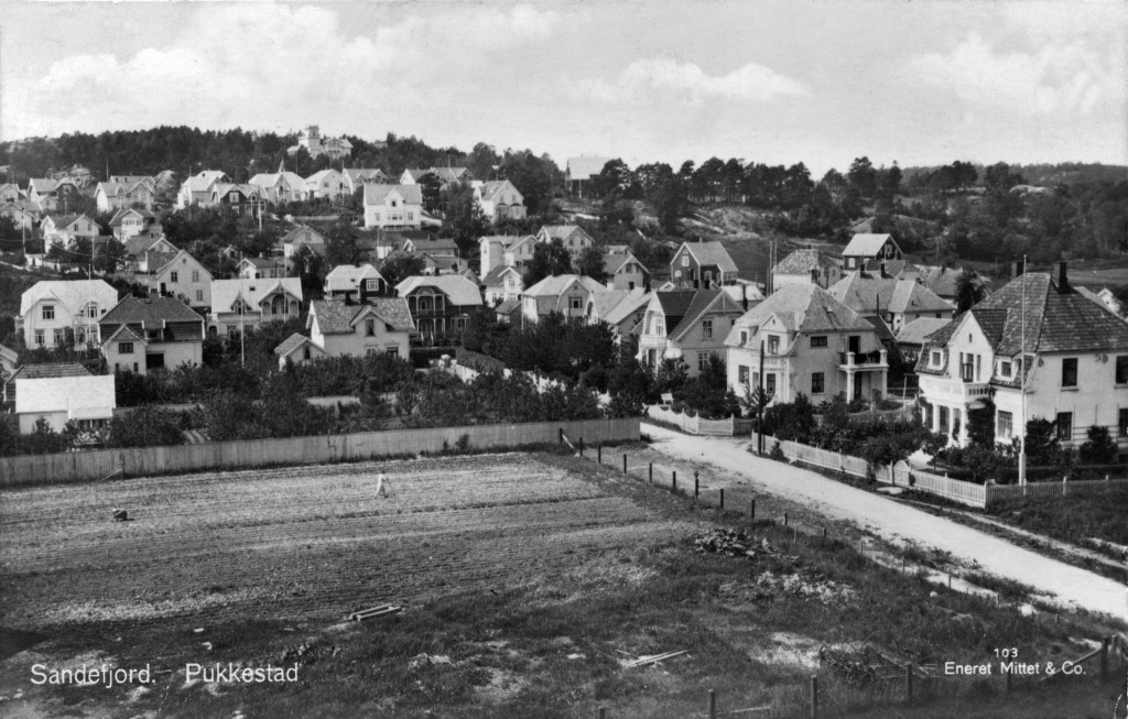 Vestre del av gamle Hjernespromenaden