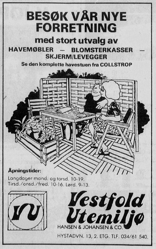 Vestfold Utemiljø Hansen & Johansen & Co.