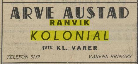 Ranvik kolonial - Arve Austad