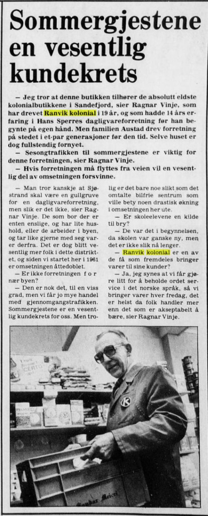 Ranvik kolonial - sommergjester