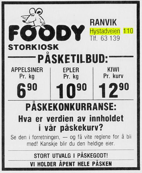 Foody Storkiosk