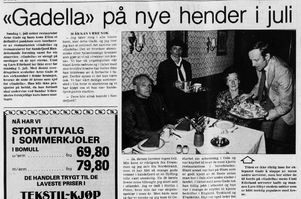 Gadella skifter eier (side 1)