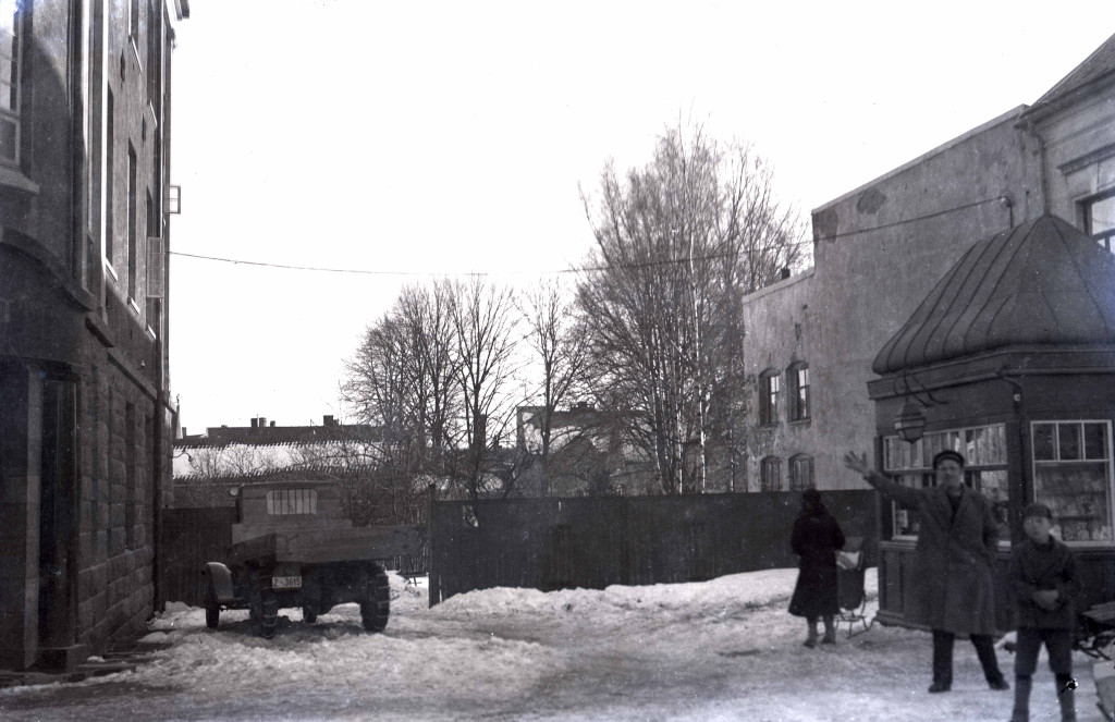 Før forlengelse av Jernbanealleen