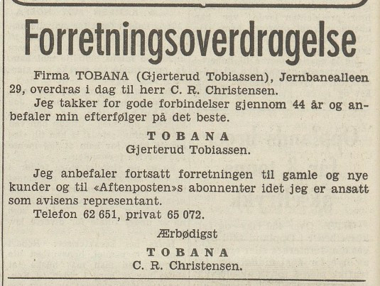 Tobana Frukt og Tobakk