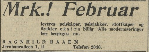 Ragnhild Raaen, 2. etasje