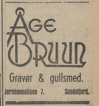 Åge Bruun - gravør og gullsmed