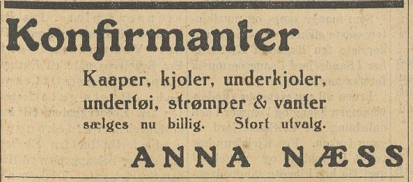 Anna Næss Damekonfeksjon