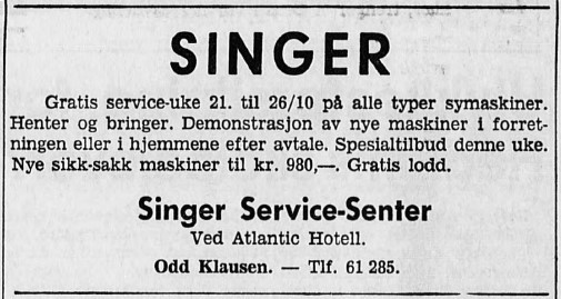 Singer Service-Senter