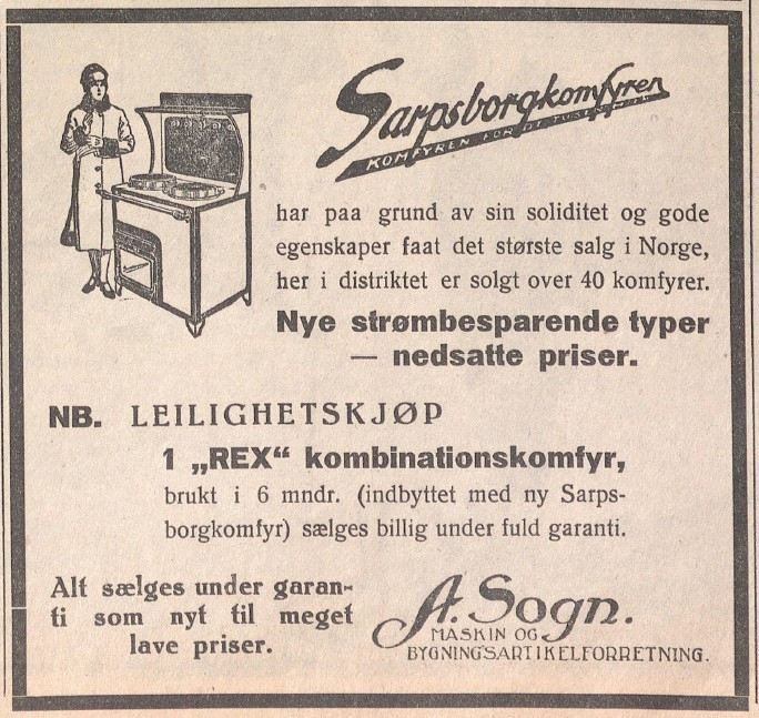 A. Sogn Maskin og Bygningsartikkelfirma