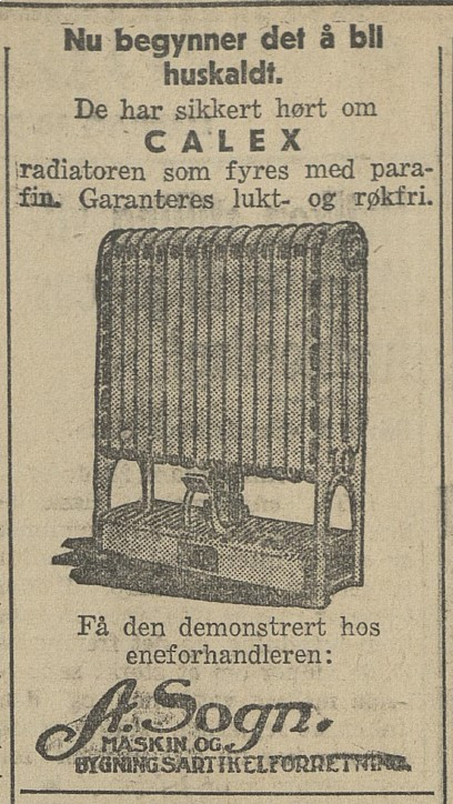 A. Sogn Maskin og Bygningsartikkelfirma