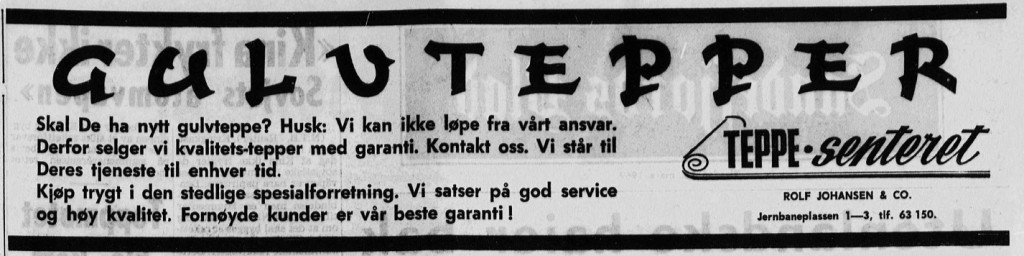 Teppesenteret - Rolf Johansen & Co