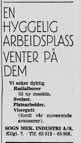 Sogn Mek. Industri A/S