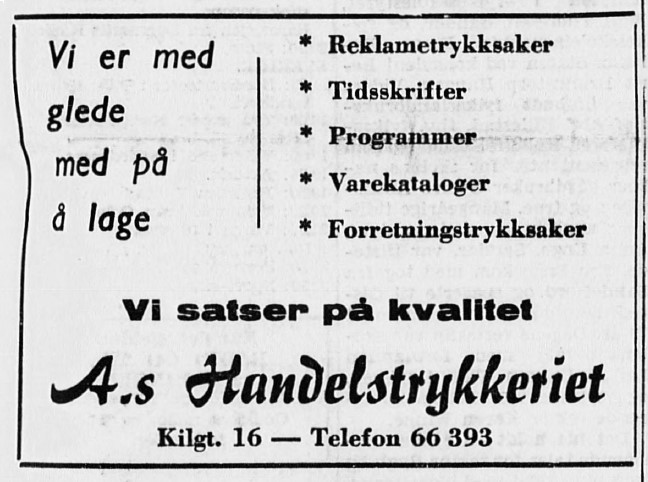 A/S Handelstrykkeriet