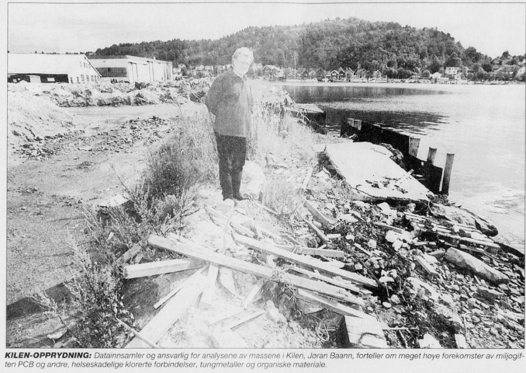 Søppelfylling på Kilen