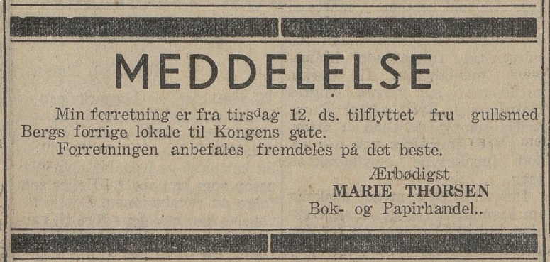 Marie Thorsen Bokhandel