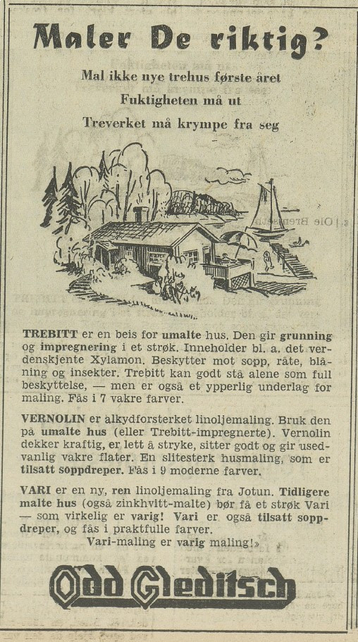 Odd Gleditsch Farvehandel A/S