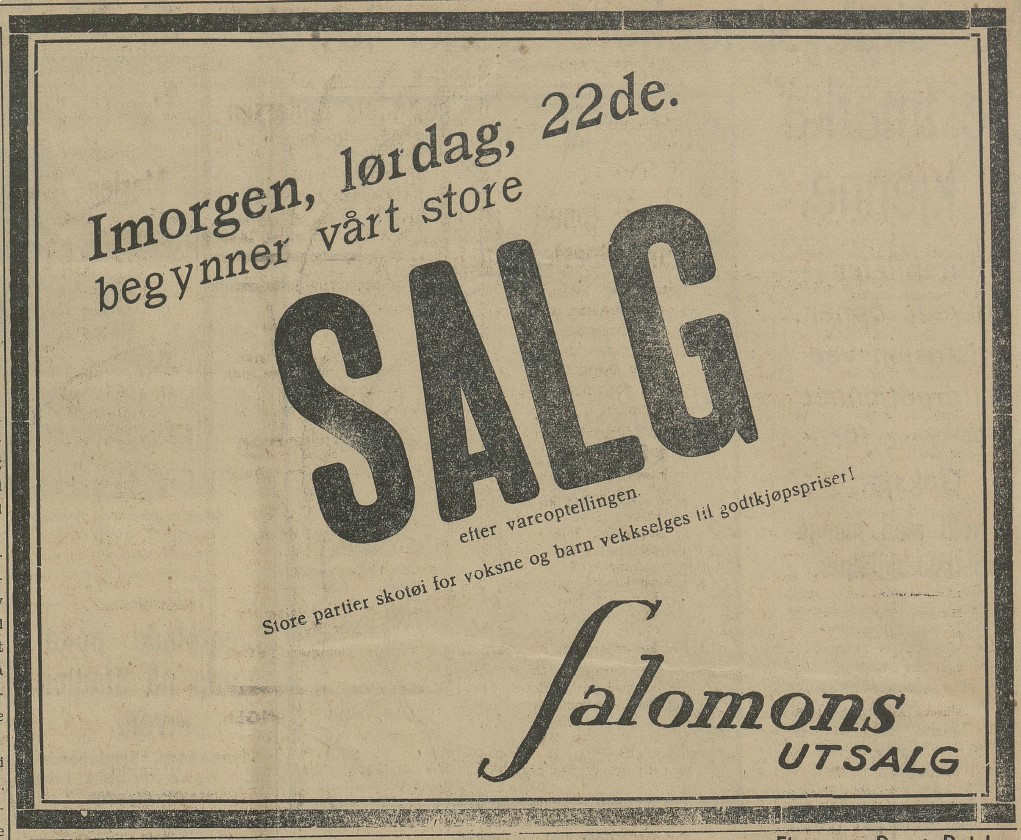 A/S Salomons Skotøiutsalg