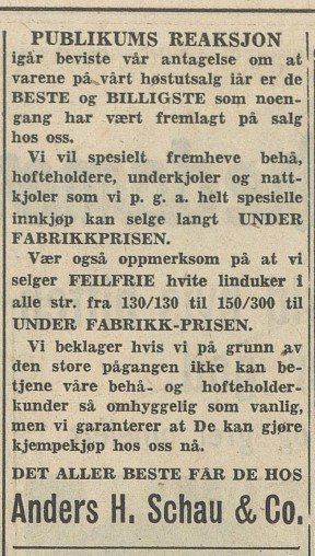 Anders H. Schau Manufakturforretning