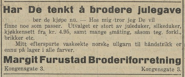 Margit Furustad Broderiforretning