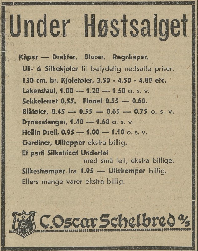 C. Oscar Schelbred A/S