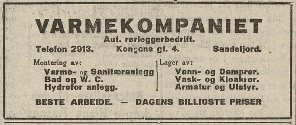 Varmekompaniet - rørleggerbedrift