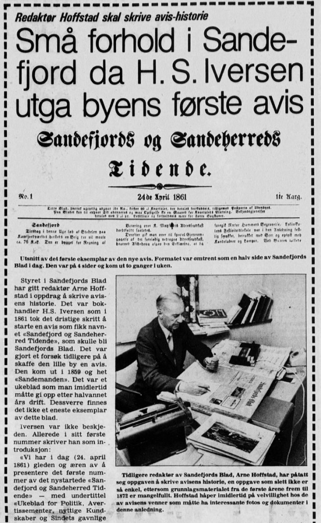 Sandefjords og Sandeherreds Tidende - del 1