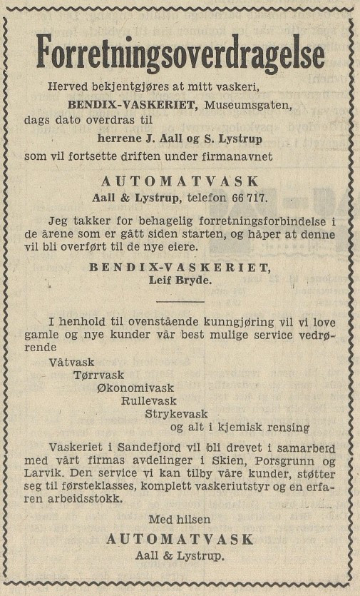 Bendixvaskeriet / Automatvask
