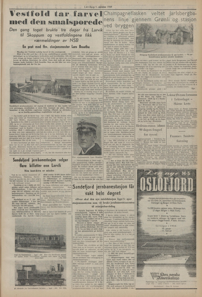 Farvel med smalsporet jernbane