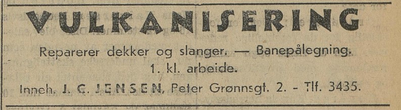 J. C. Jensen - vulkanisering