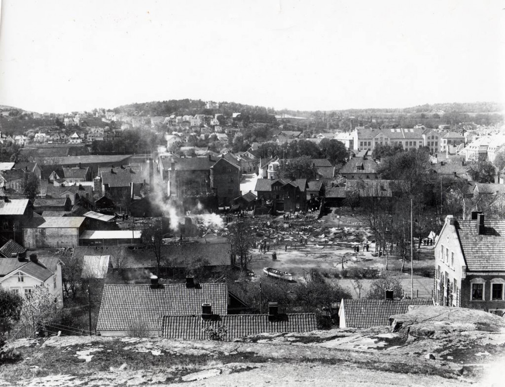 Mot Byskolen etter bybrann