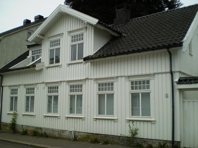 Et av de velholdte hus i Prinsensgate