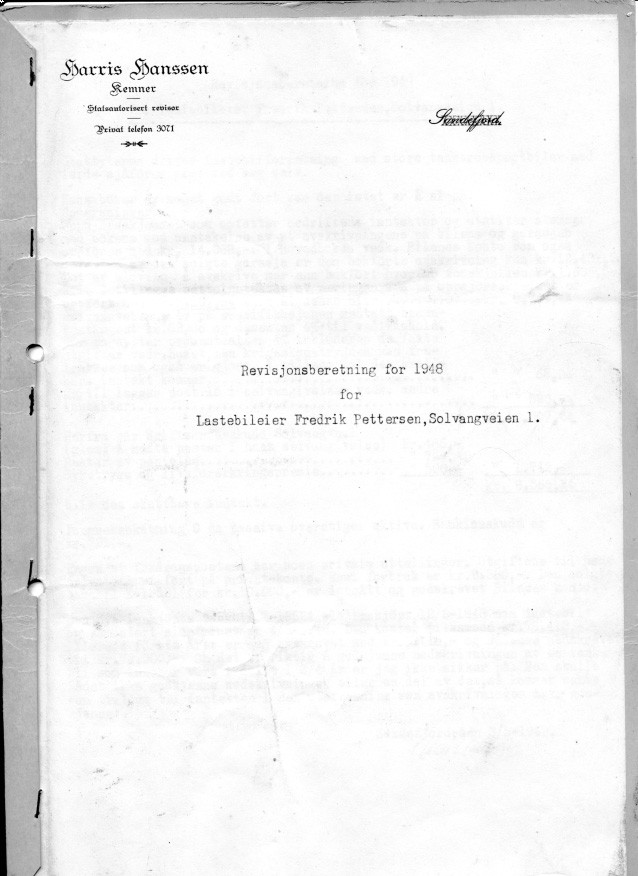 Kemner og statsautorisert revisor Morris Hanssen