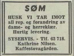 Kathrine Nilsen - syservis