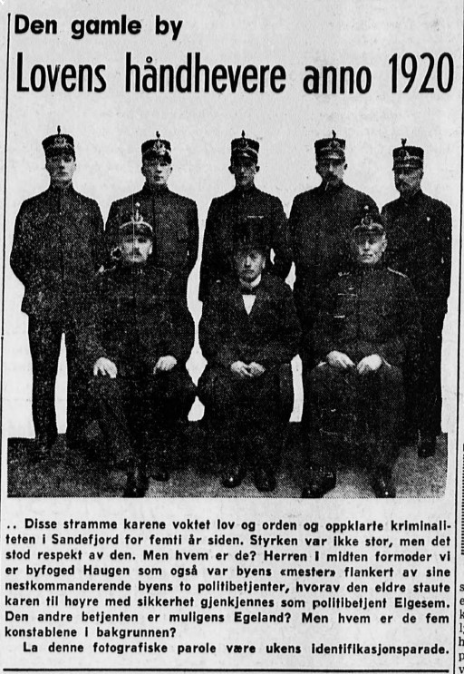 Lovens håndhevere i 1920