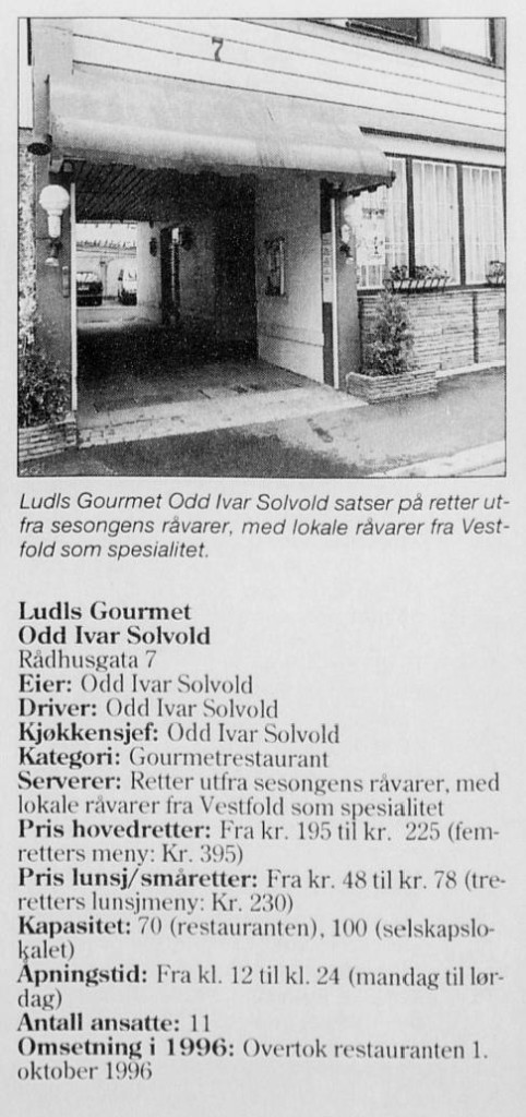 Ludls Gourmet, Odd Ivar Solvold