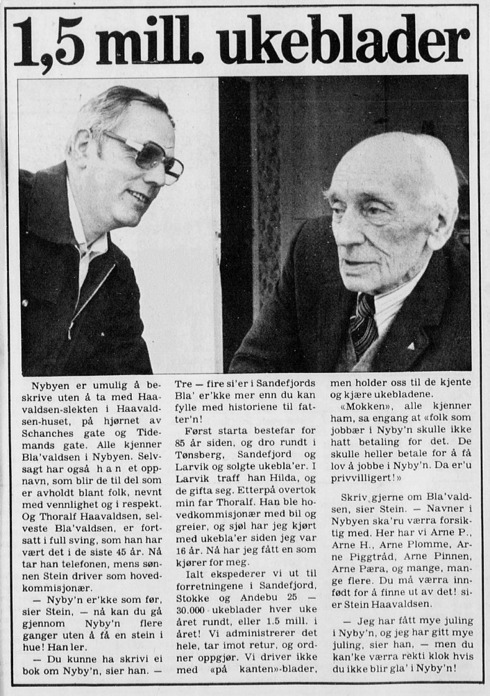 Far og sønn Haavaldsen