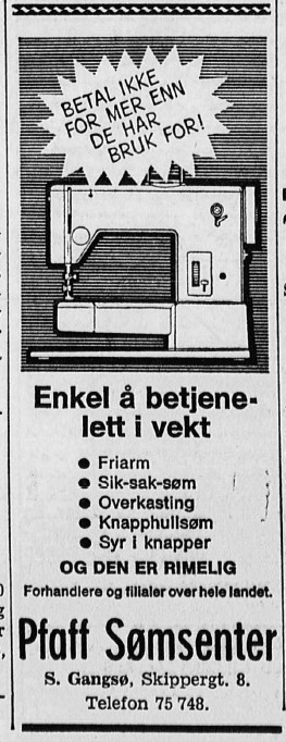 Pfaff Sømsenter S. Gangsø